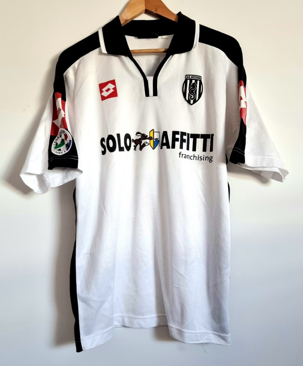 Lotto A.C. Cesena 04/05 'Bernacci 9' Player Issue Home Shirt XL