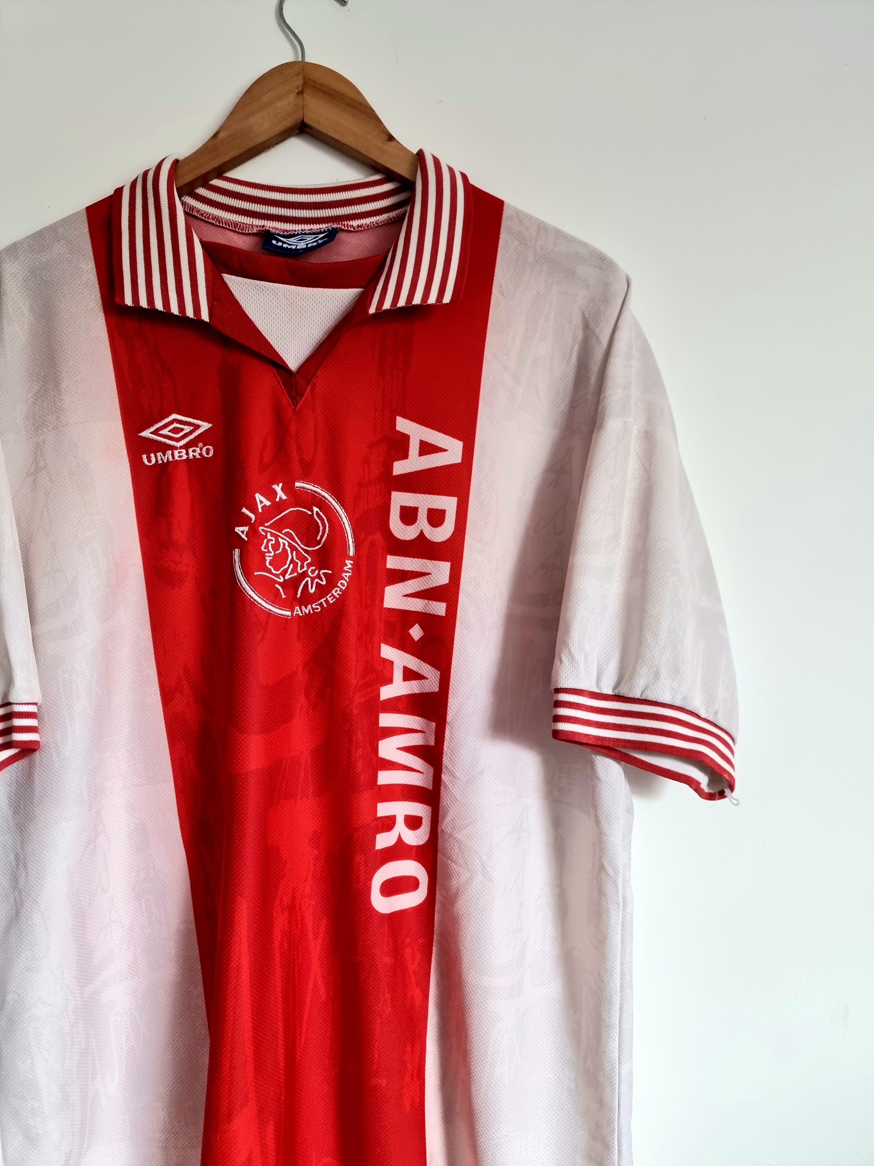 Umbro Ajax 96/97 'Kluivert 9' Home Shirt XL – Granny's Football Store