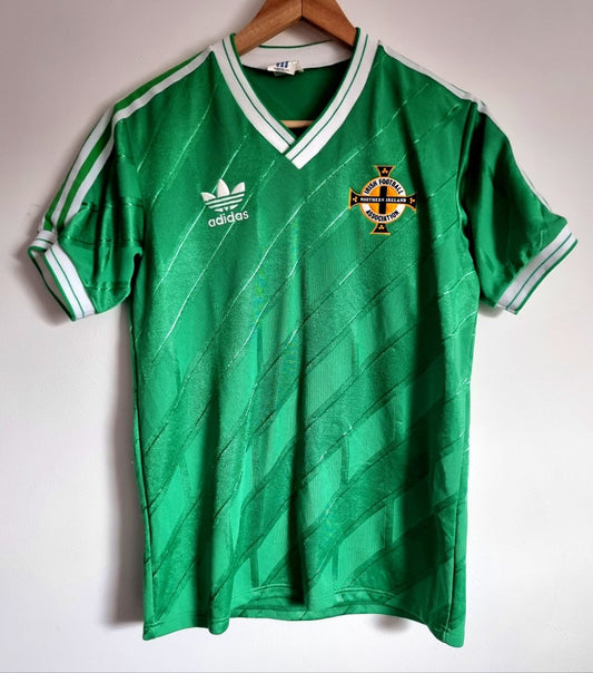 Adidas Northern Ireland 86/87 Home Shirt Medium