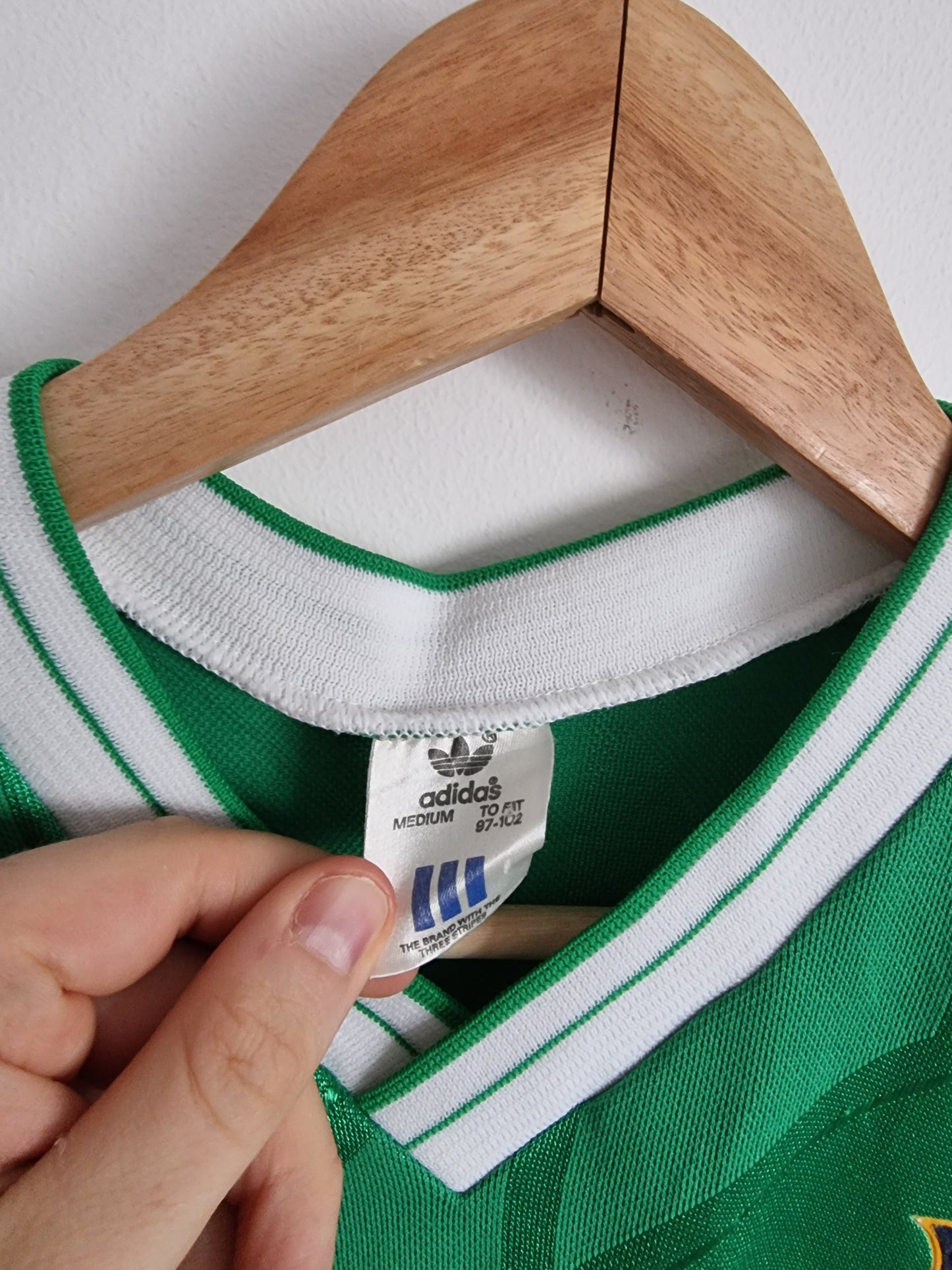 Adidas Northern Ireland 86/87 Home Shirt Medium