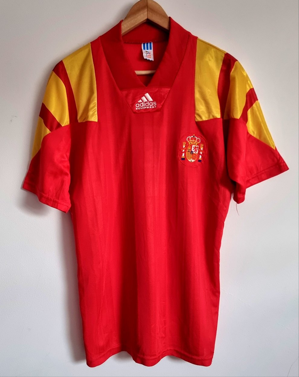 Adidas Spain 92/94 Home Shirt Small