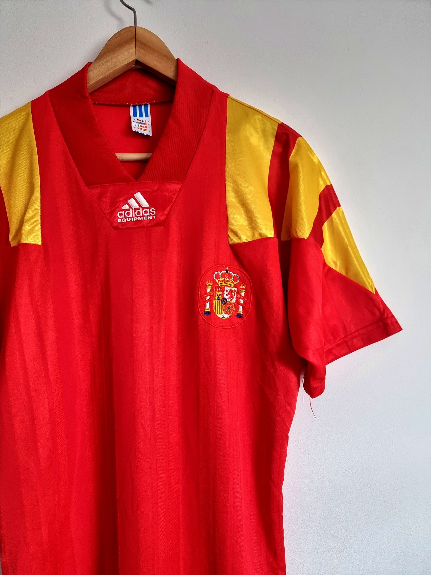 Adidas Spain 92/94 Home Shirt Small