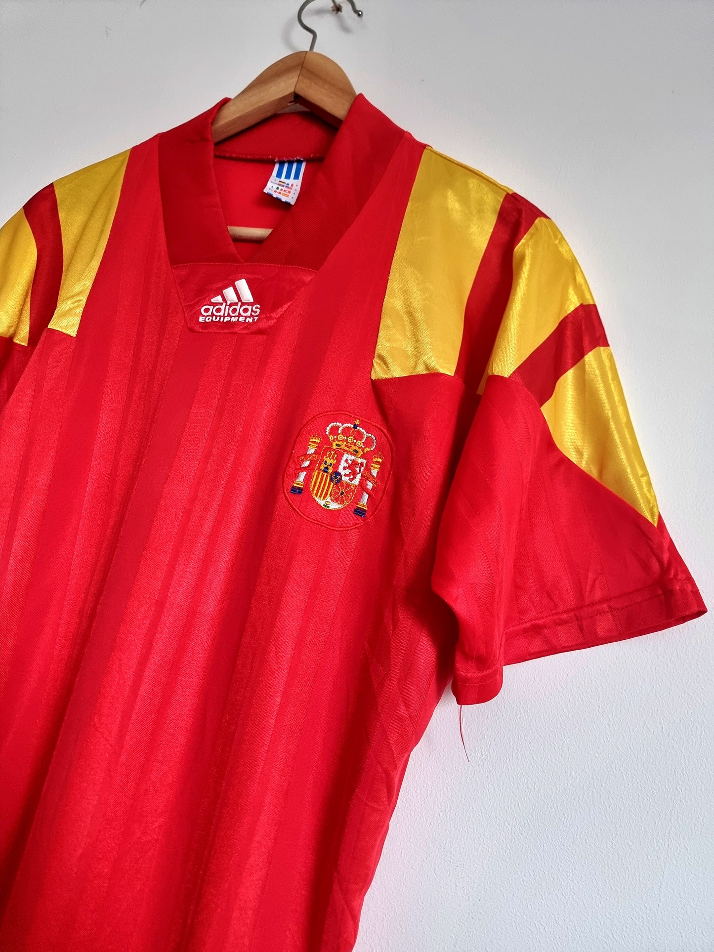 Adidas Spain 92/94 Home Shirt Small