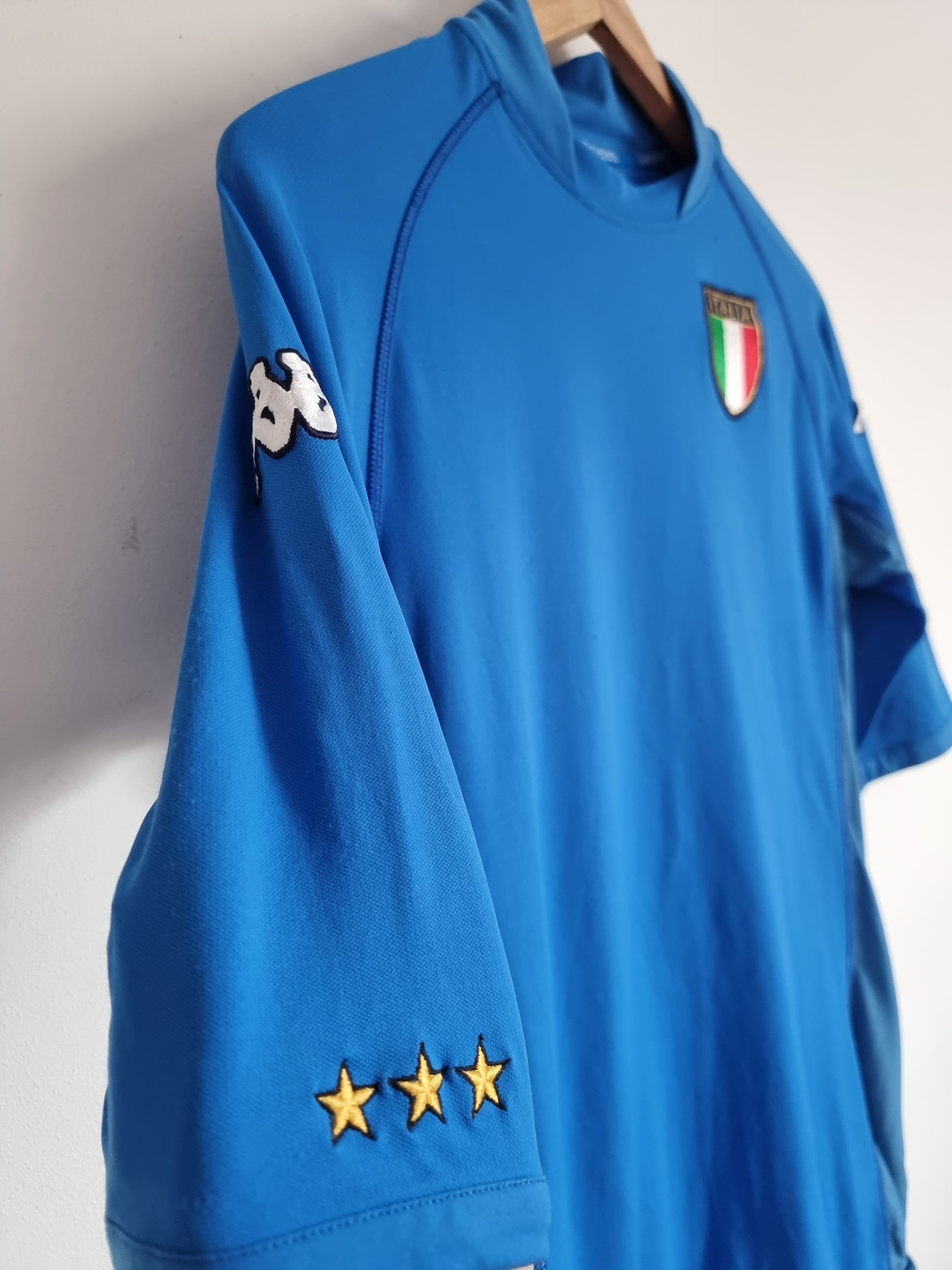 spiraal Tijdreeksen Kan worden genegeerd Kappa Italy 02/03 Home Shirt XL – Granny's Football Store