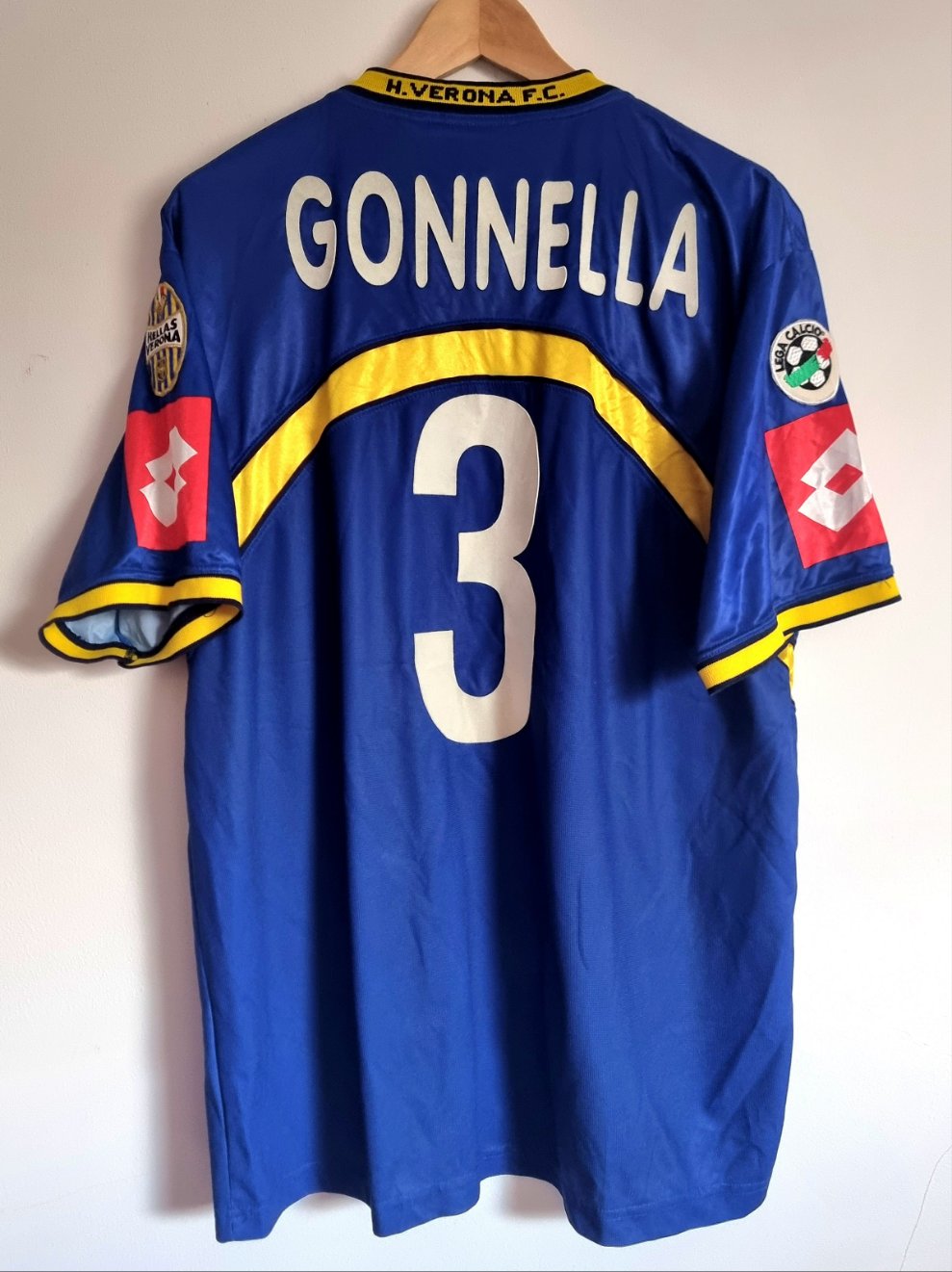 Lotto Hellas Verona 02/03 'Gonnella 3' Player Spec Home Shirt XL