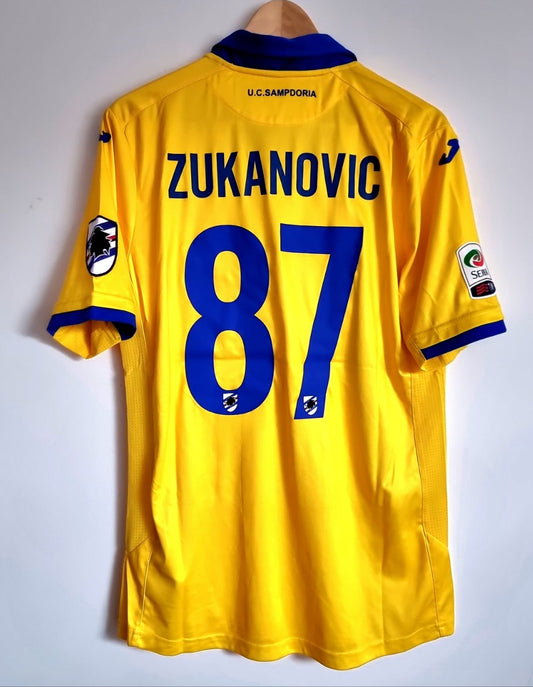 Joma Sampdoria 15/16 'Zukanovic 87' Third Shirt Large