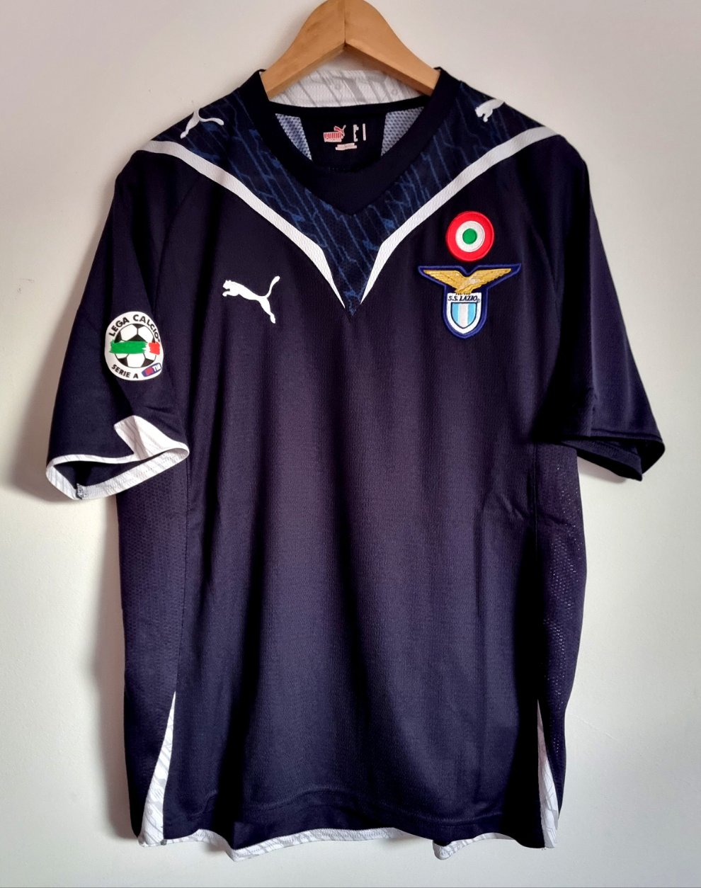 Puma Lazio 09/10 'Lichtsteiner 2' Away Shirt Medium