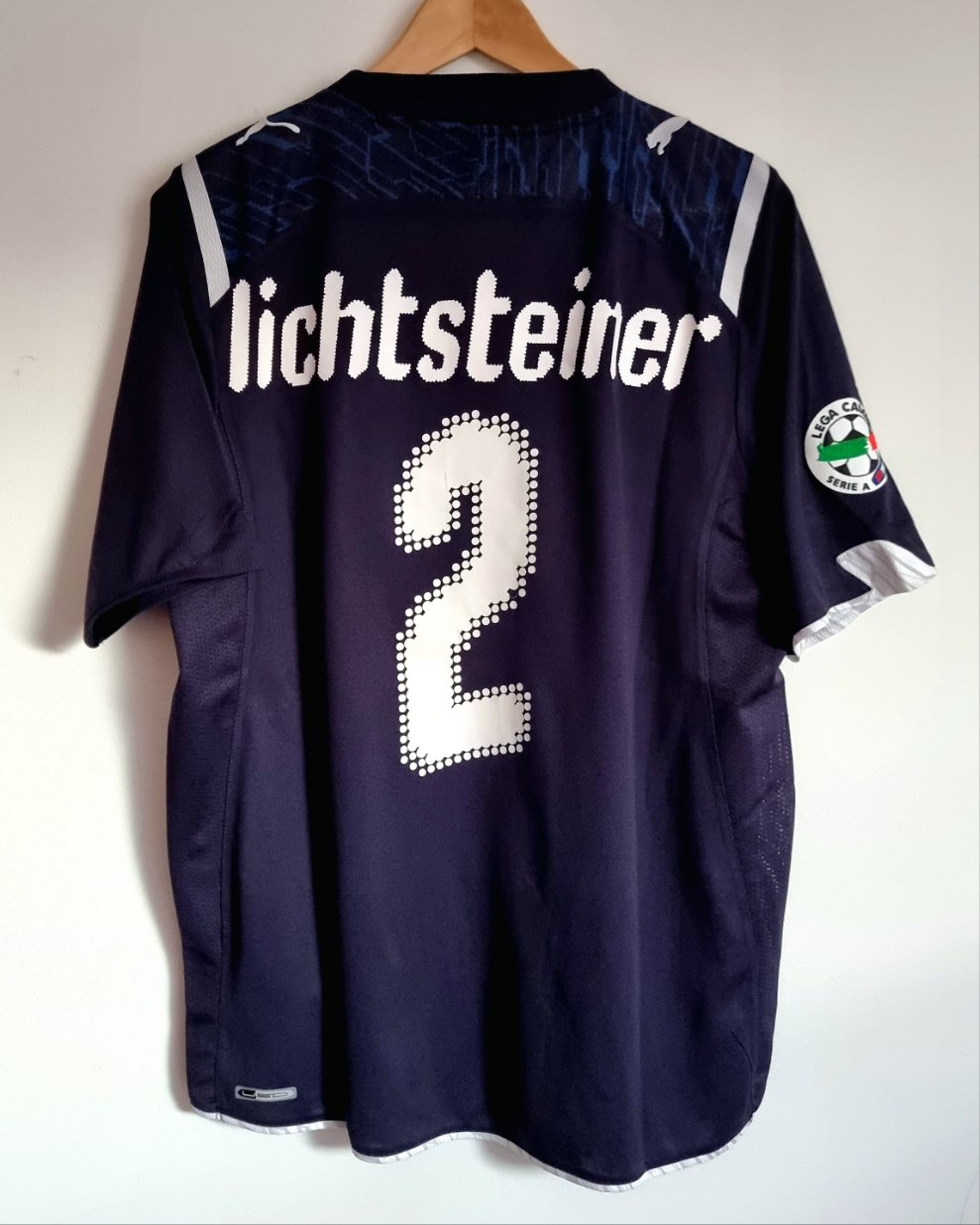 Puma Lazio 09/10 'Lichtsteiner 2' Away Shirt Medium