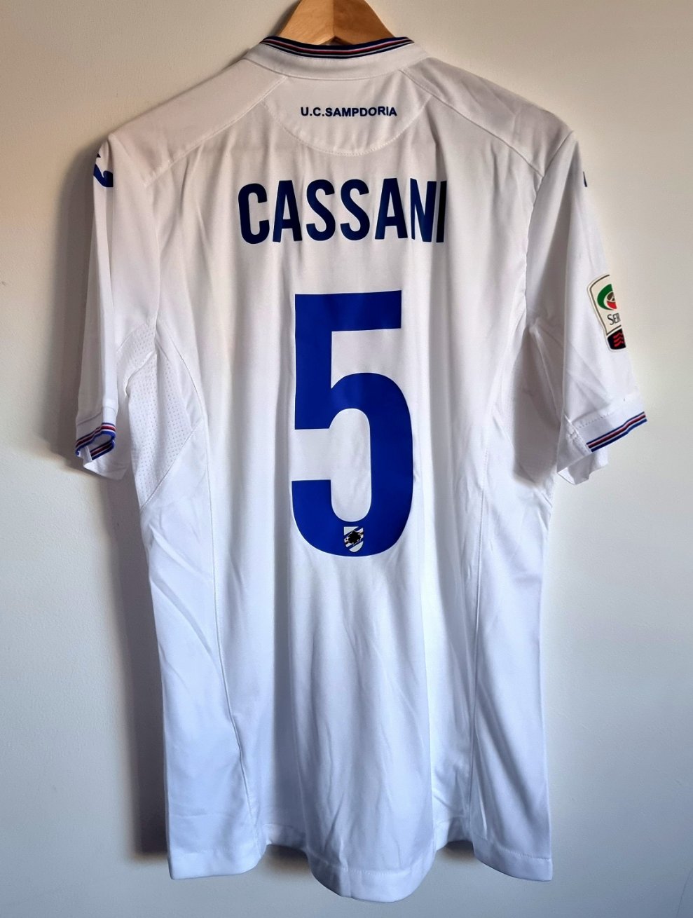 Joma Sampdoria 15/16 'Cassani 5' Away Shirt Large