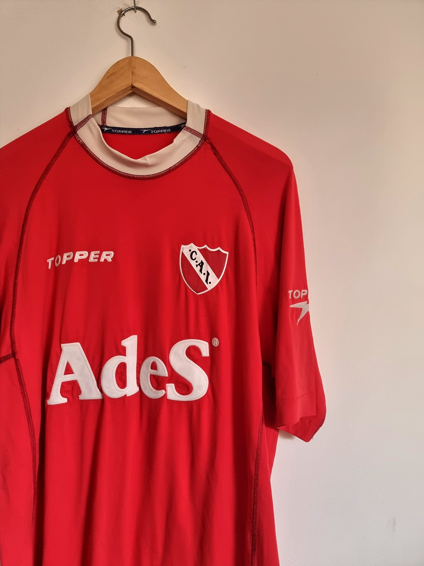 Topper Independiente 00/01 (10 (Garnero) Home Shirt XL