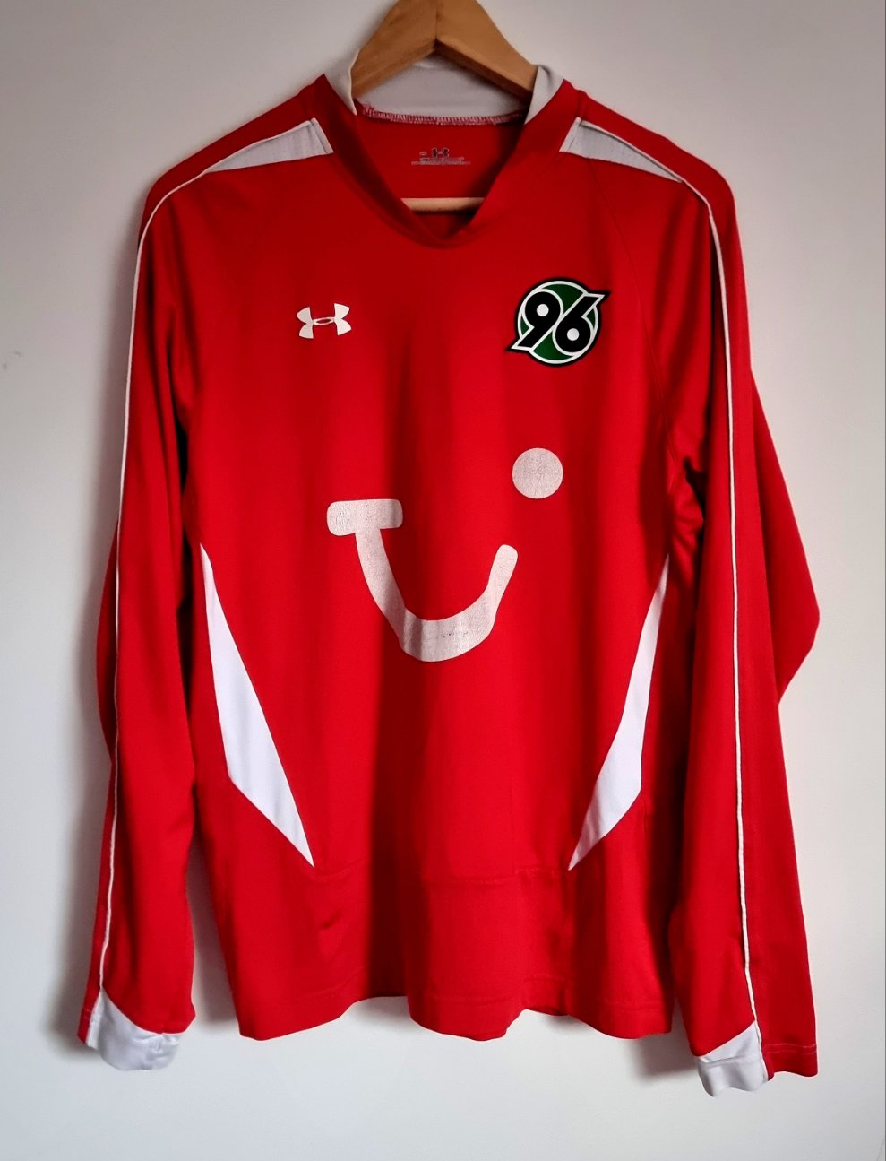 Under Armour Hannover 96 08/09 Long Sleeve Home Shirt Small / Medium