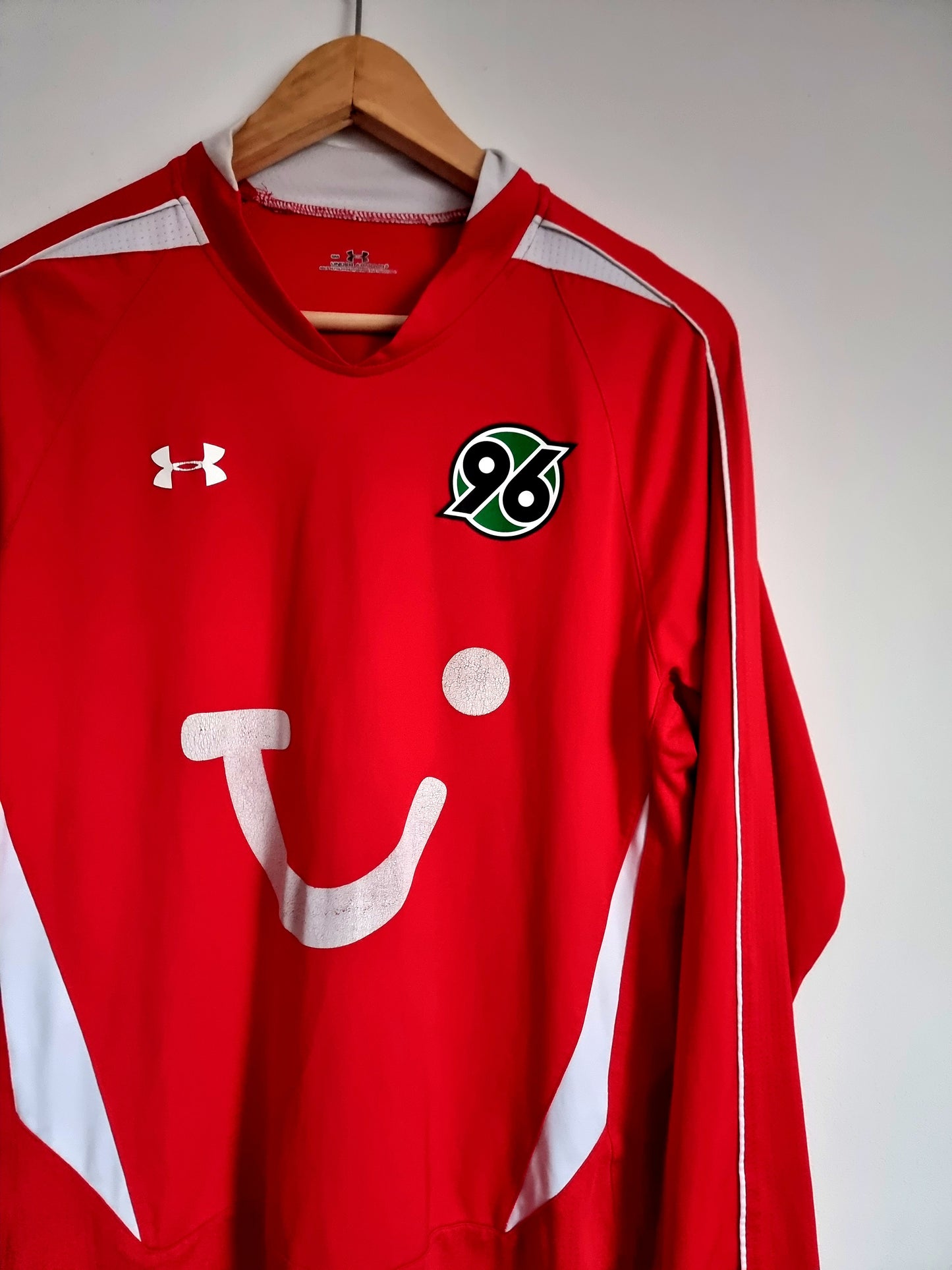 Under Armour Hannover 96 08/09 Long Sleeve Home Shirt Small / Medium