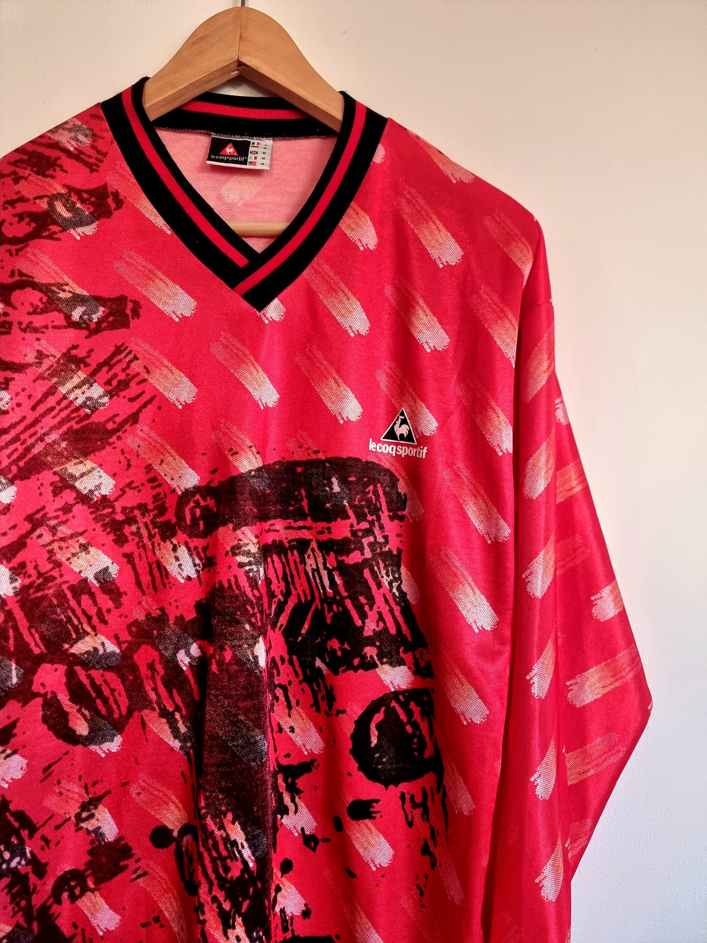 Le Coq Sportif 90s Vintage Long Sleeve Template Football Shirt Medium