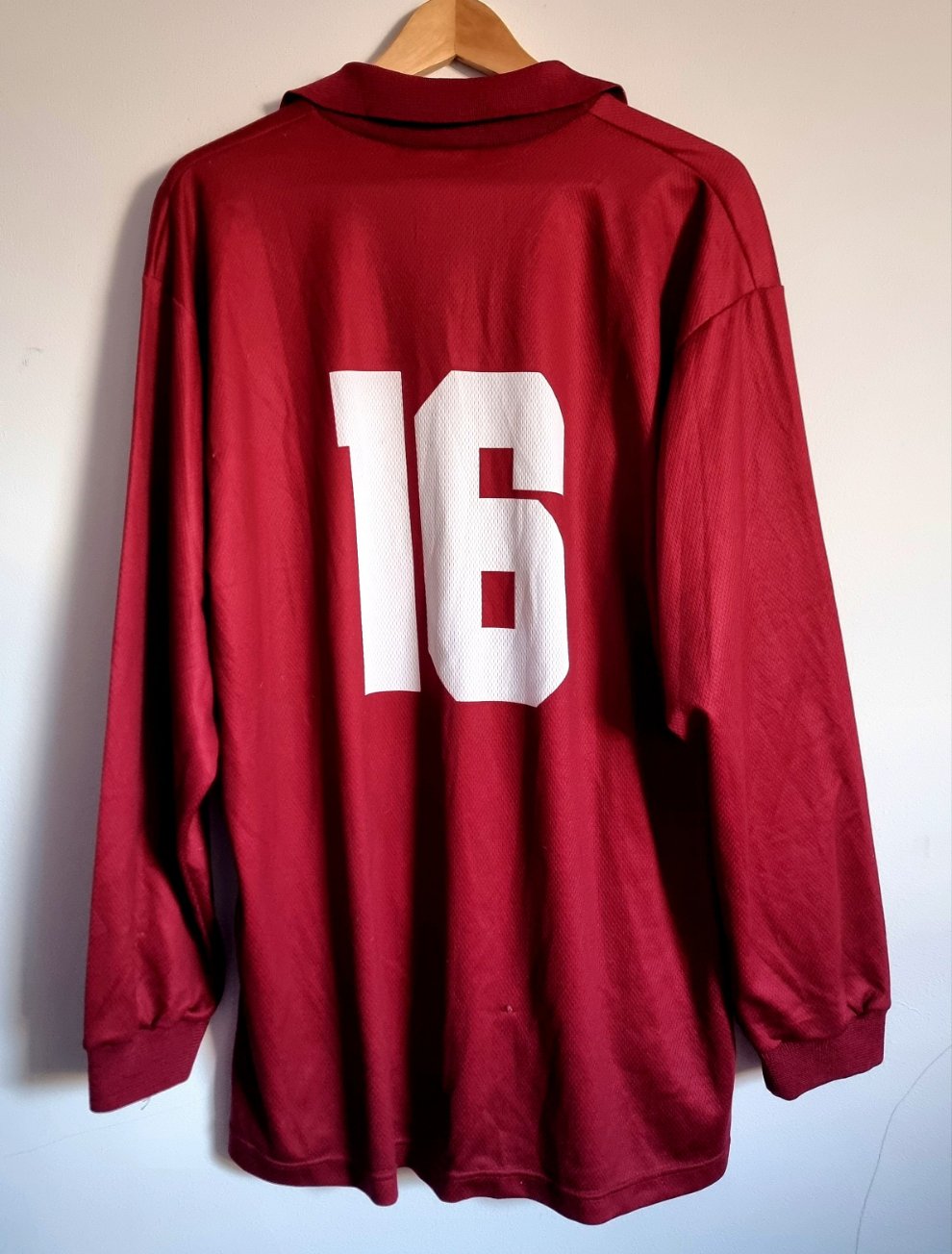 Lotto Torino 95/96 Player Issue Long Sleeve Home Shirt XL