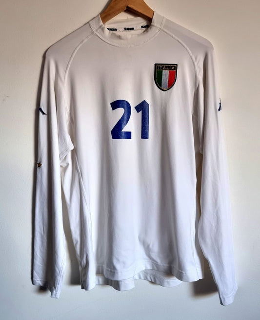 Kappa Italy 00/02 Long Sleeve Away Shirt Large