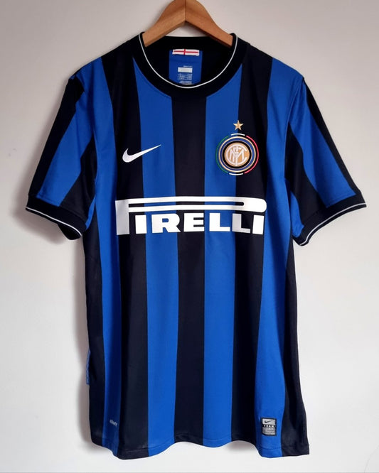 Nike Inter Milan 09/10 'Bergomi 2' Home Shirt Medium