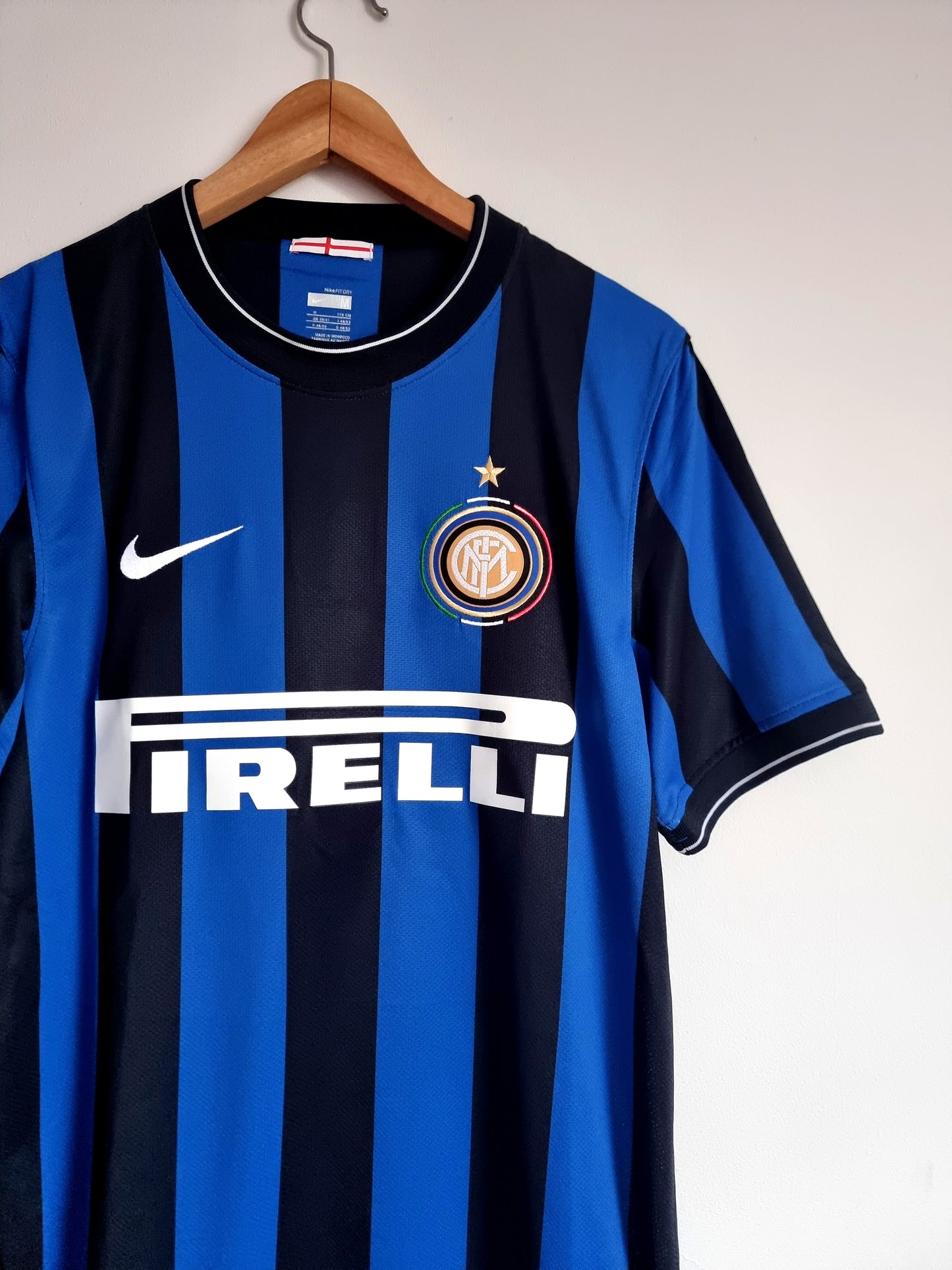 Nike Inter Milan 09/10 'Bergomi 2' Home Shirt Medium