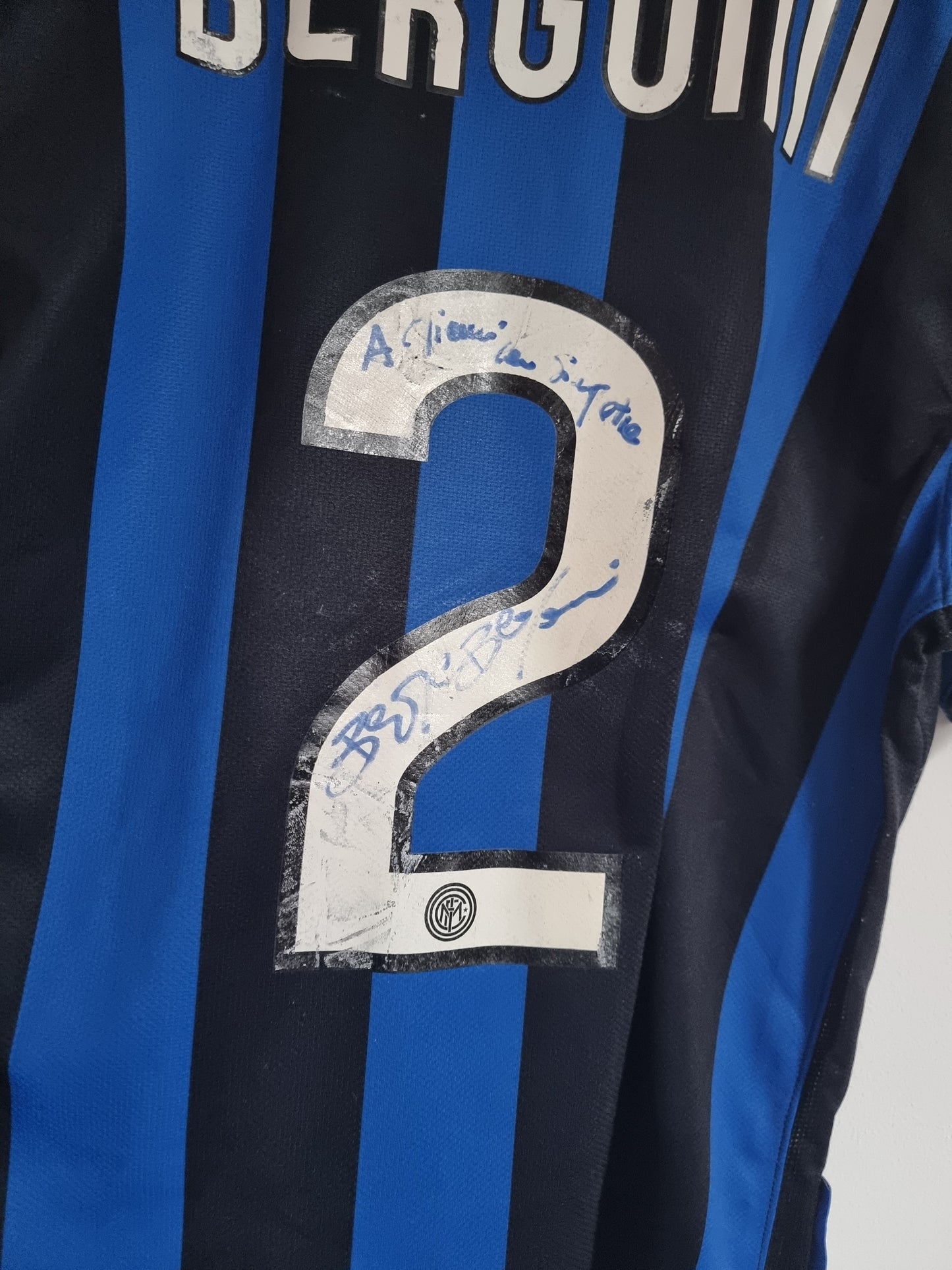 Nike Inter Milan 09/10 'Bergomi 2' Home Shirt Medium