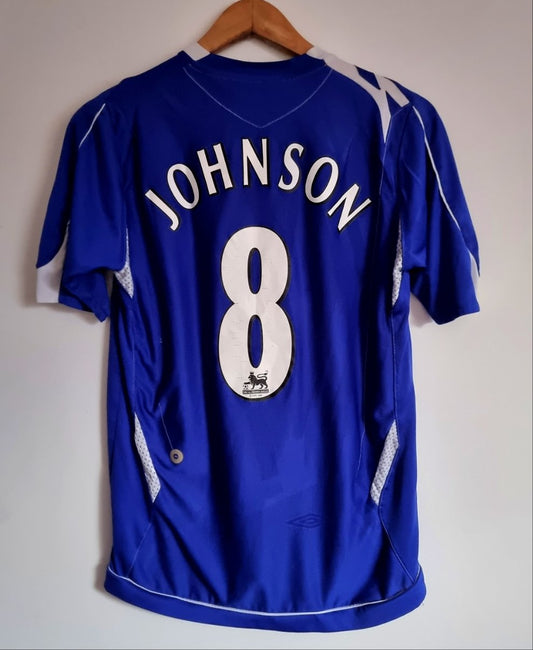 Umbro Everton 06/07 'Johnson 8' Home Shirt Small