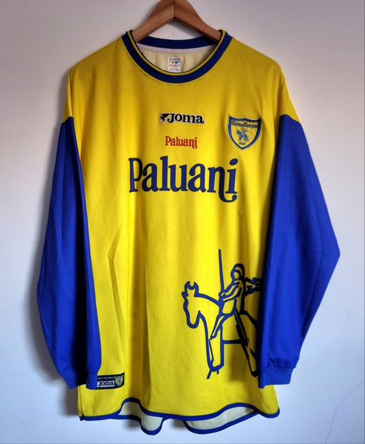 Joma Chievo Verona 02/03 Long Sleeve Home Large