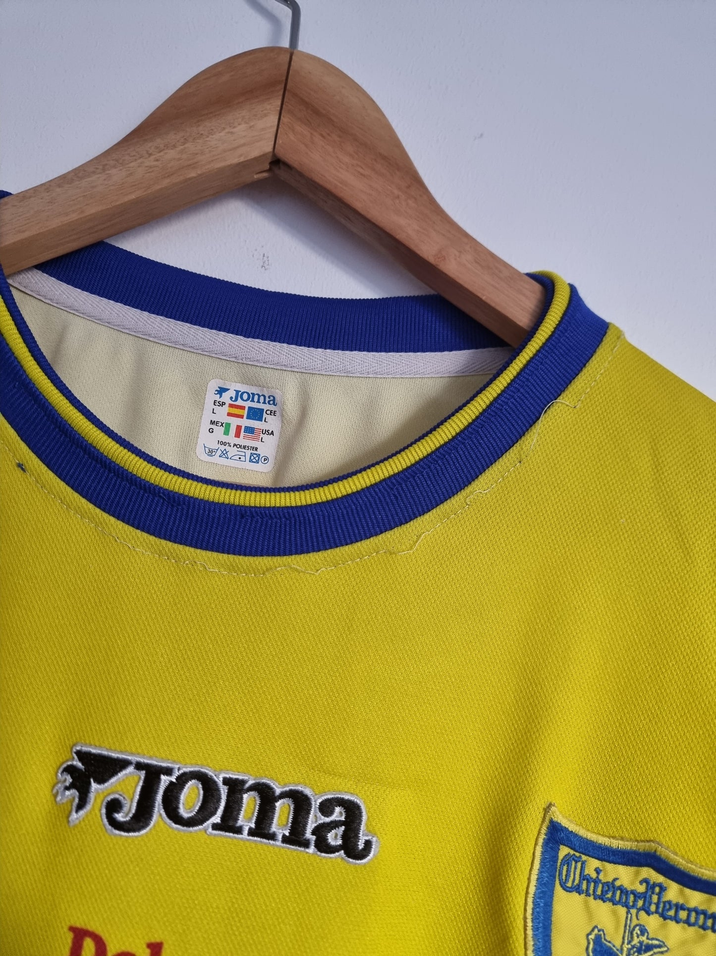 Joma Chievo Verona 02/03 Long Sleeve Home Large