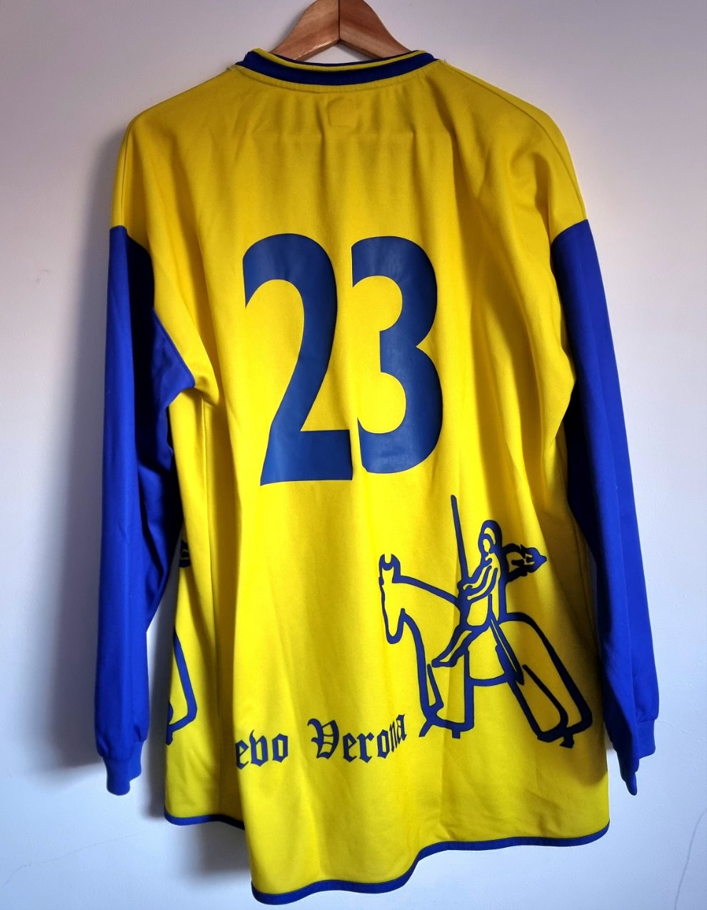 Joma Chievo Verona 02/03 Long Sleeve Home Large