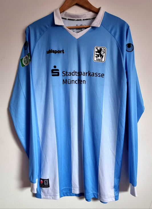 Uhlsport 1860 Munich 13/14 Long Sleeve Youth Home Shirt Large