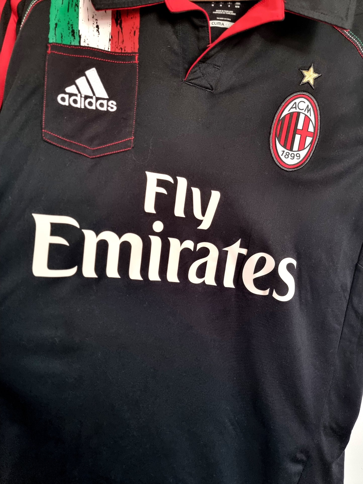 Adidas AC Milan 12/13 'Acerbi 13' Third Shirt Medium
