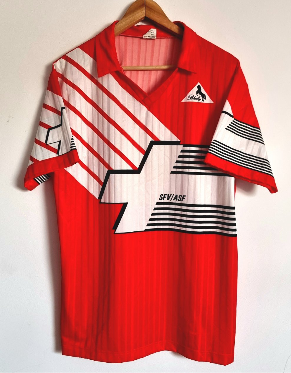 Blacky Switzerland 90/92 Home Shirt Large