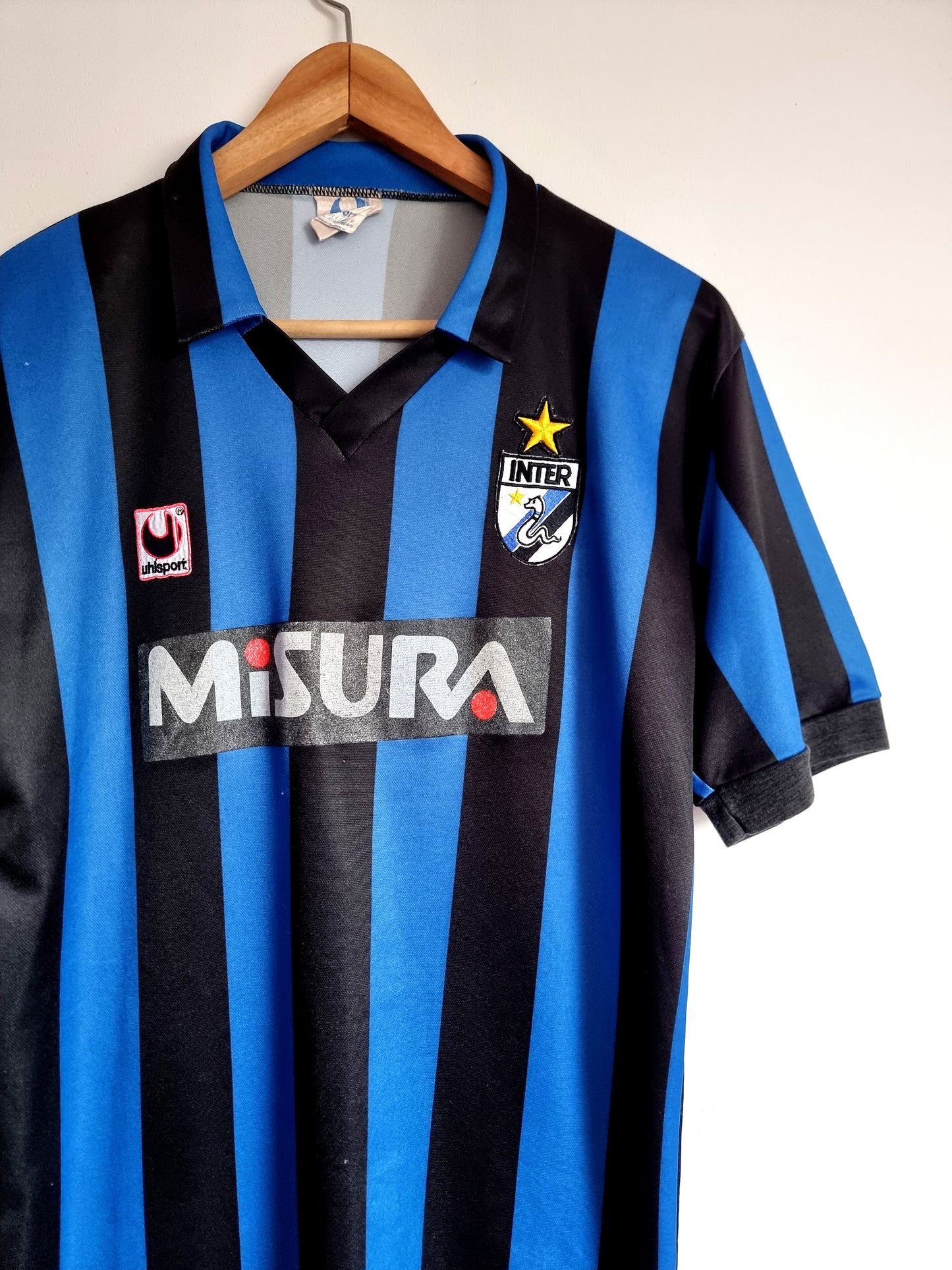 Uhlsport Inter Milan 88/89 Home Shirt Large